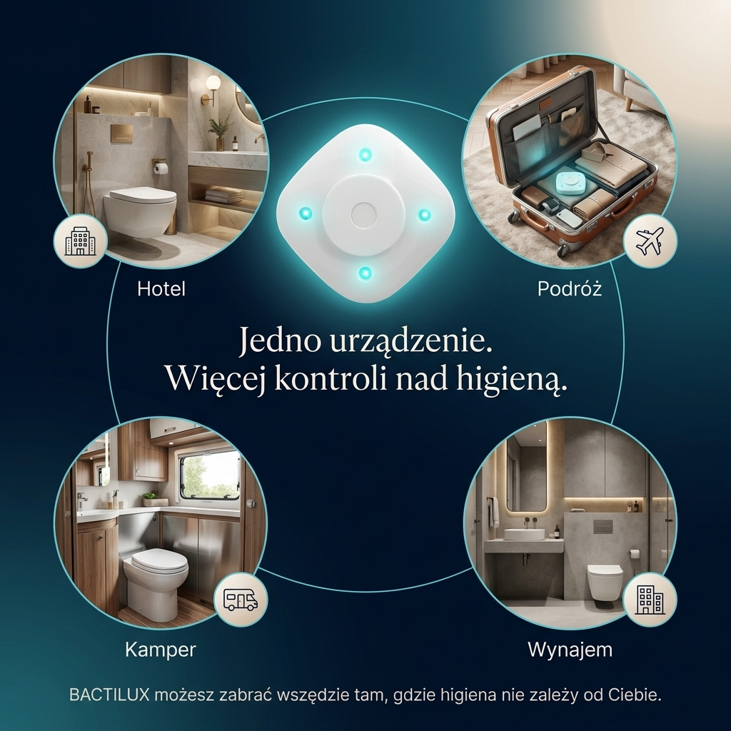 BACTILUX do hotelu, podróży, kampera i wynajmu