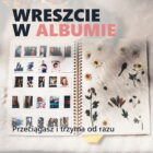 Album ze wklejonymi zdjeciami i zasuszonymi kwiatami